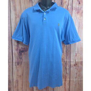 Polo Ralph Lauren Mens Blue Classic Fit Polo Shirt XXL